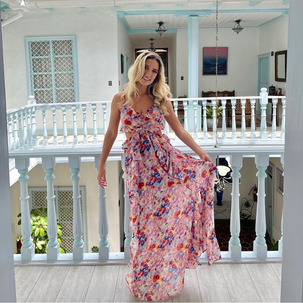 ASTR floral dress